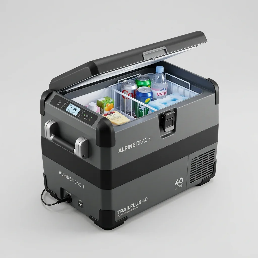Vermietung von tragbaren Kompressor-Kühl- und Gefrierschränken (12 V/220 V) in Cagliari