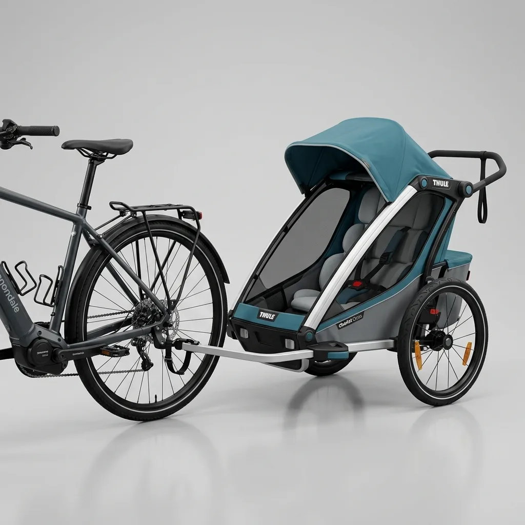 Verleih von Kinderfahrradanhängern und Trolleys in Cagliari